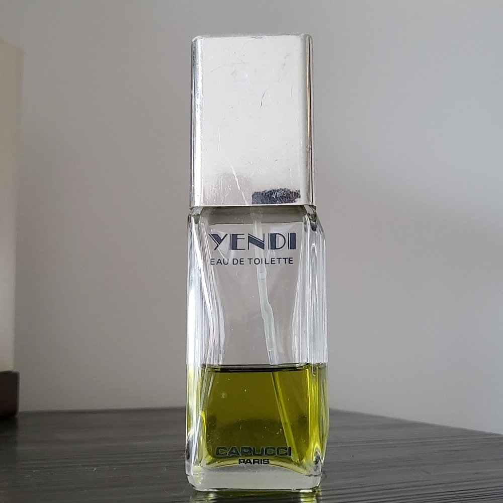 NO SPRAYER Vintage YENDI Capucci Eau de Toilette EDT Partial Used